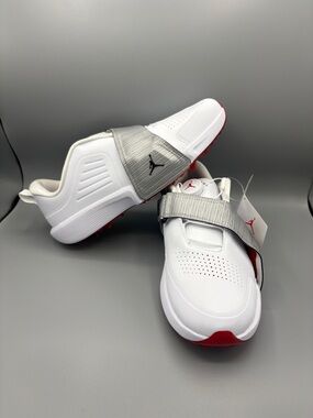 Nike Jordan “Air Rev” White Metallic Silver Golf shoes FV6338-100